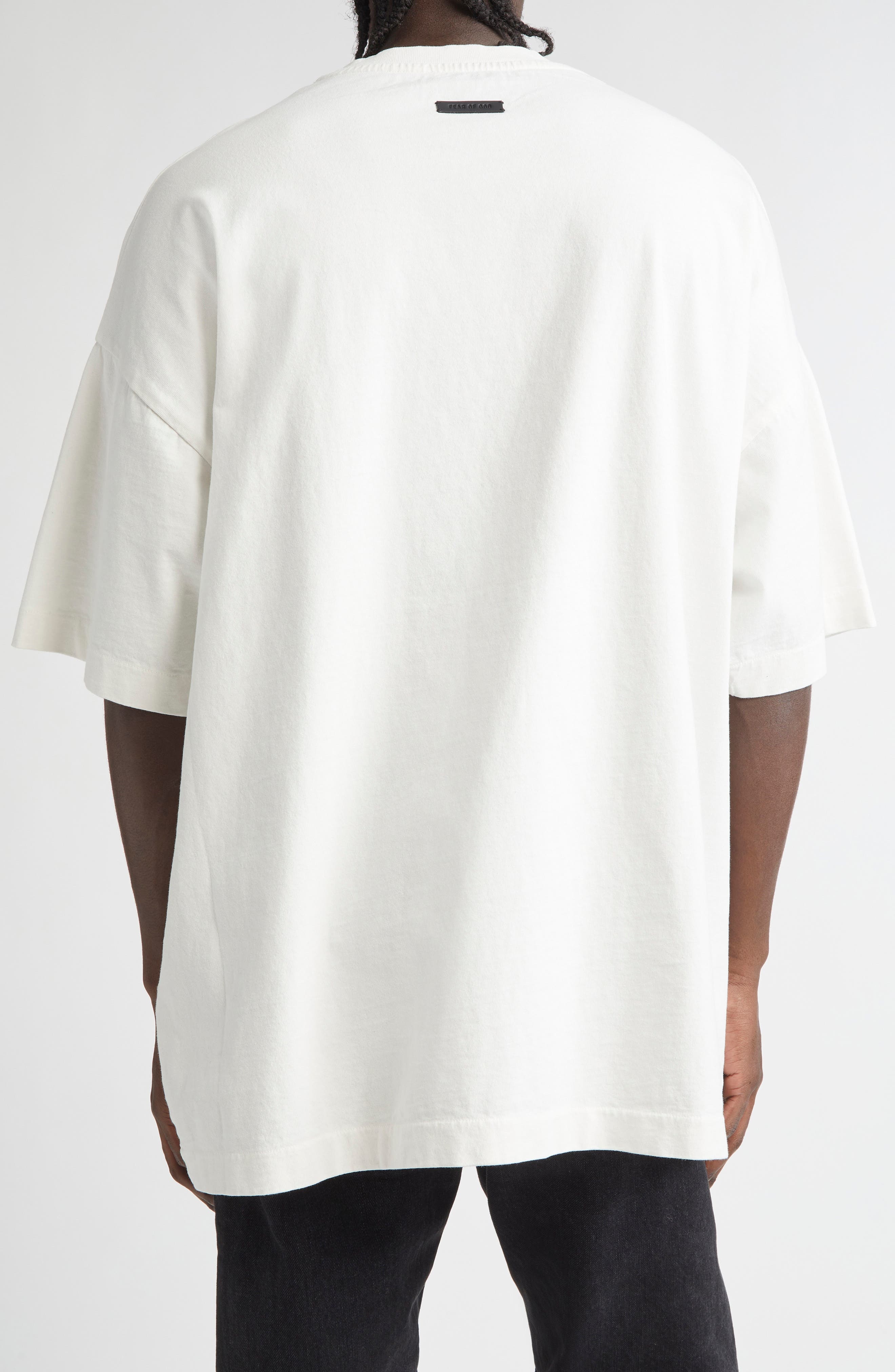 Fear of God Eternal Embroidered T-Shirt in White at Nordstrom - 2