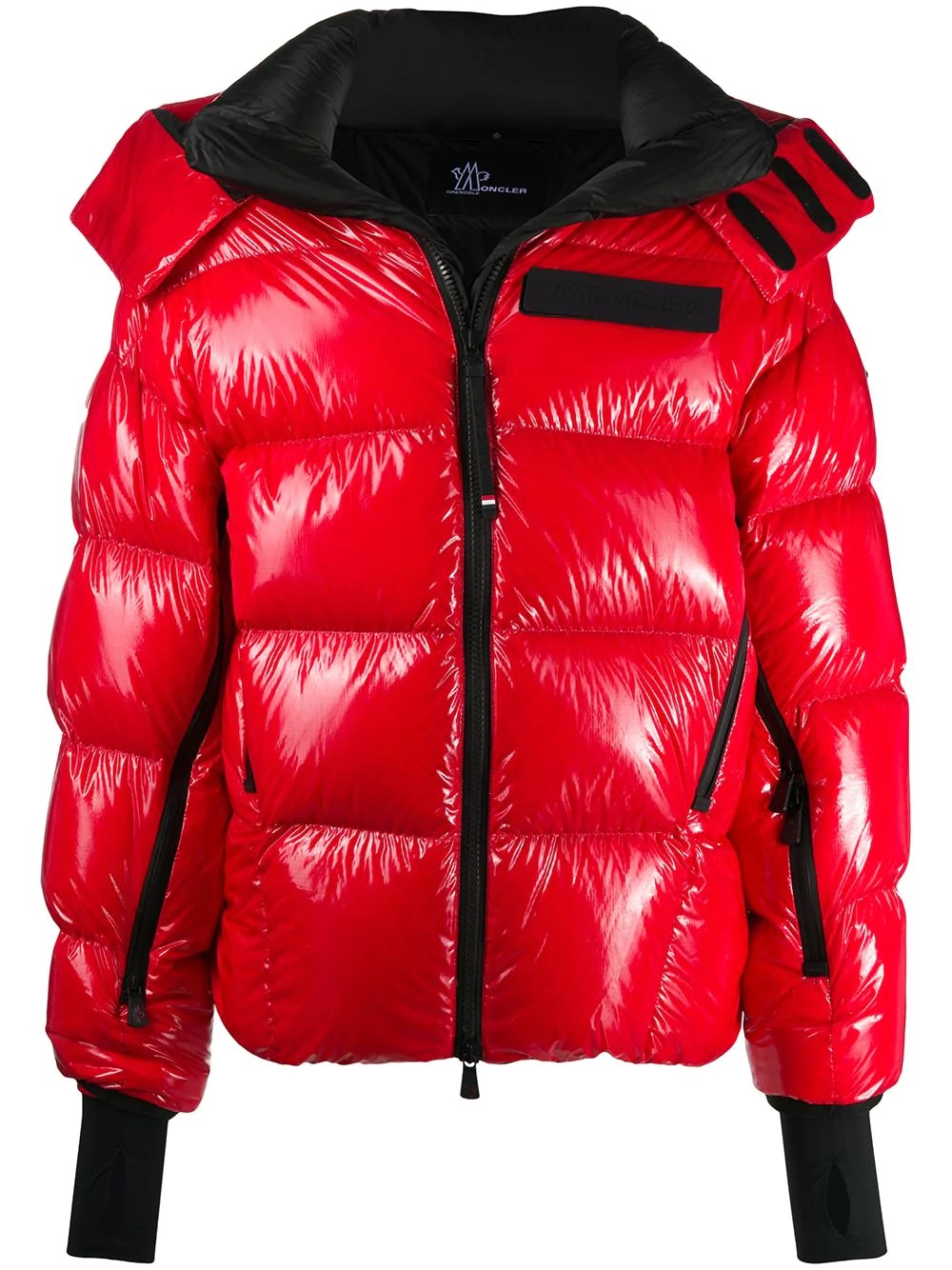 high-shine padded jacket - 1