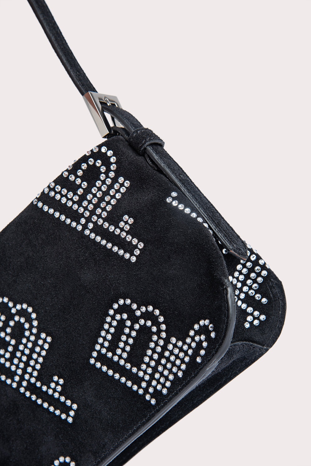 Dulce Black Suede and Crystals - 5