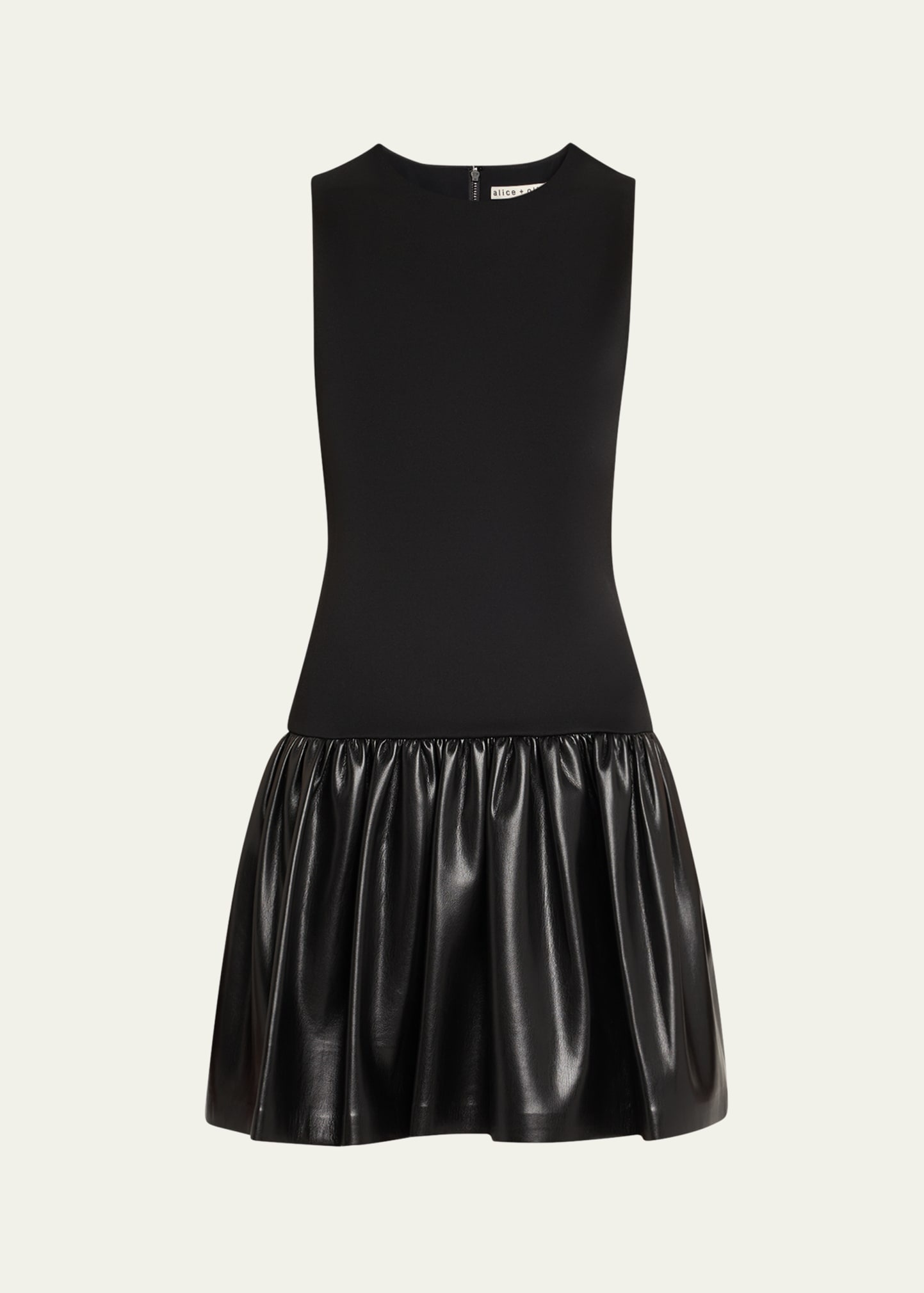 Ella Combo Drop-Waist Mini Dress - 1