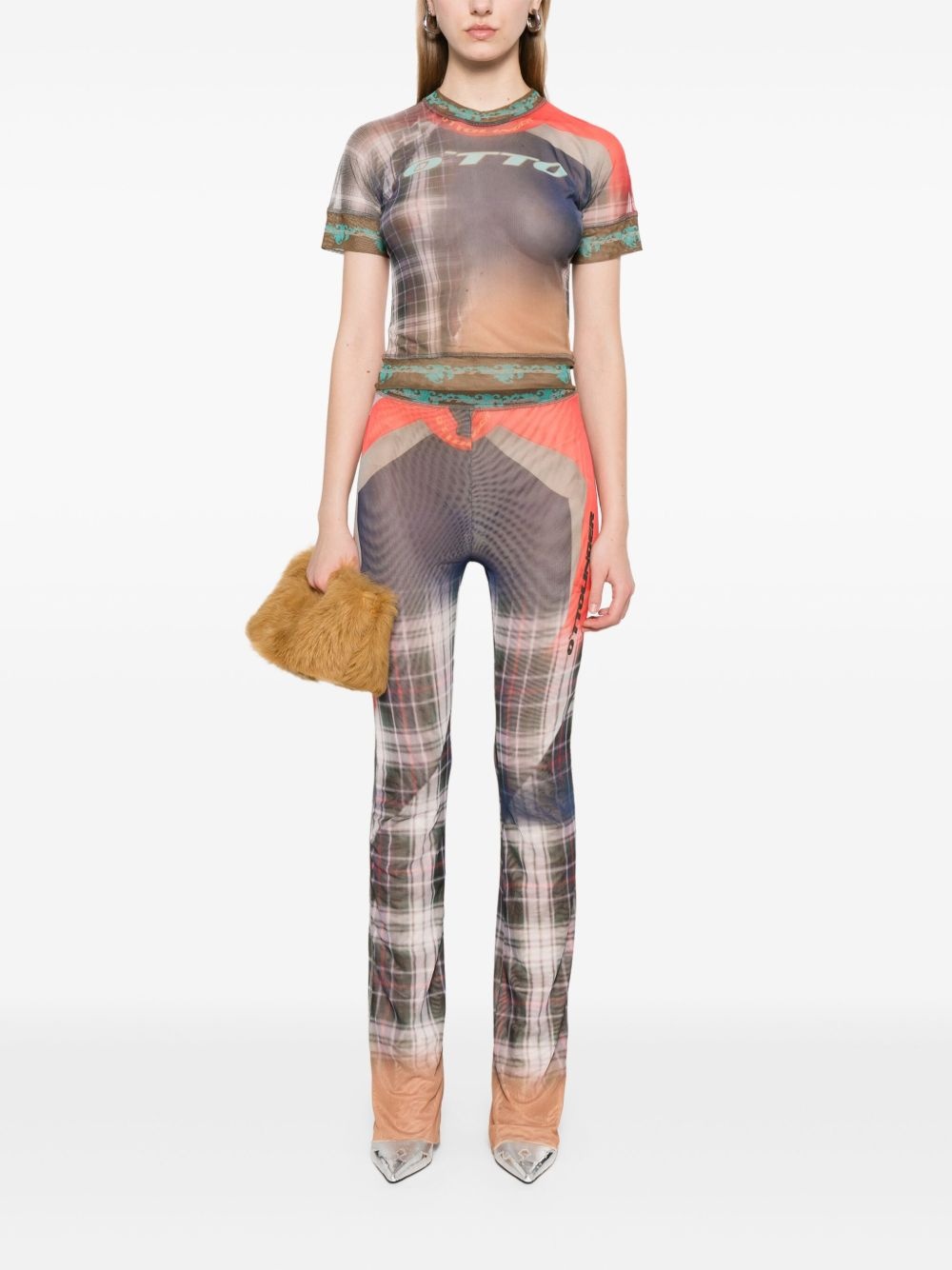 mesh trousers - 2