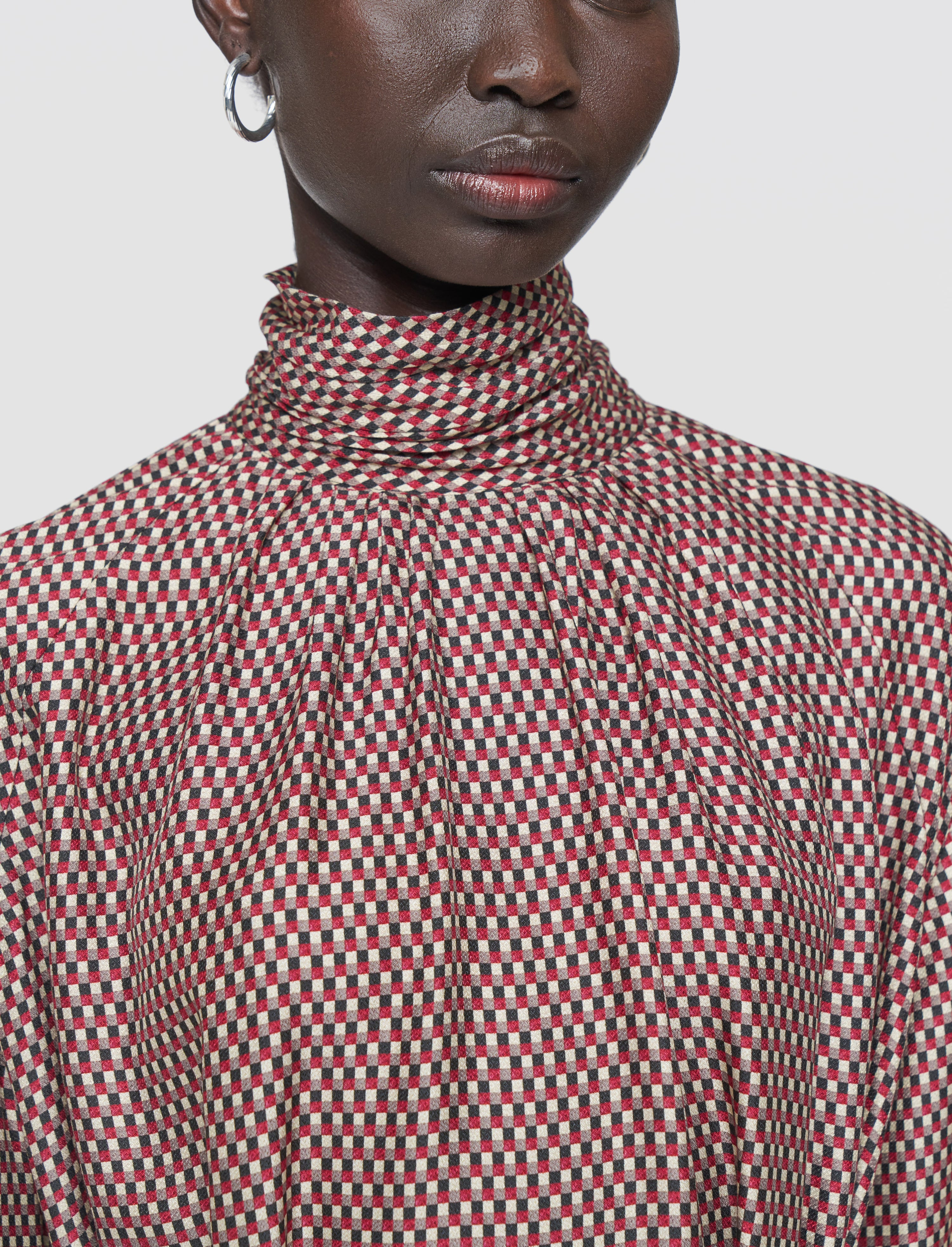 Agata Printed Silk Blend Dress - 3