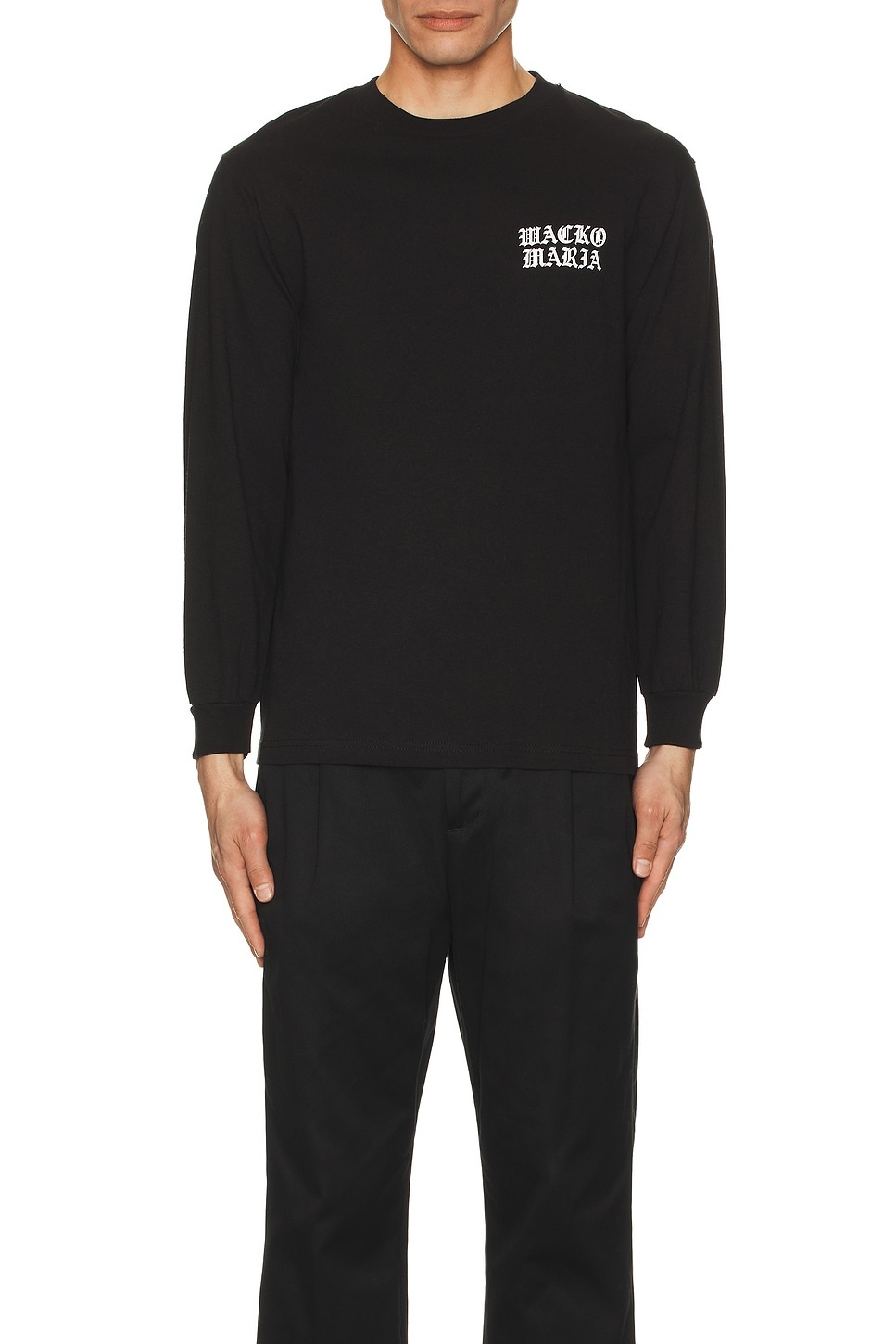 Crew Neck Long Sleeve T-Shirt Type-1 - 3