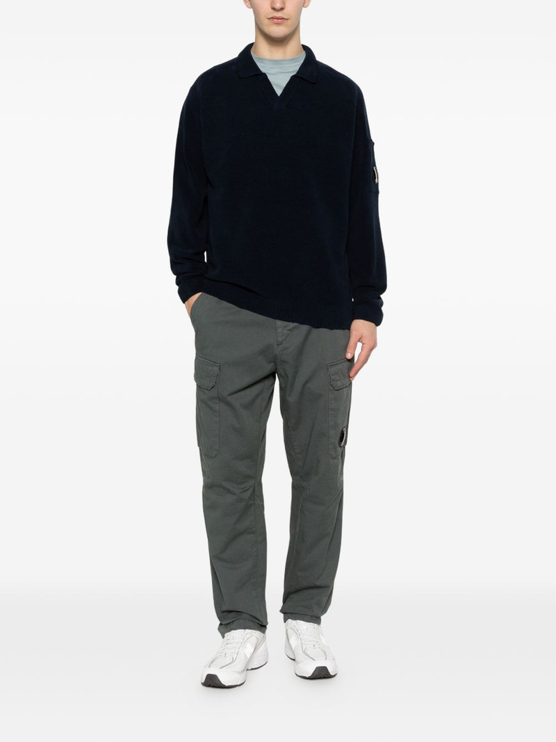 C.P. Company V-neck pocket-sleeve sweater outlook