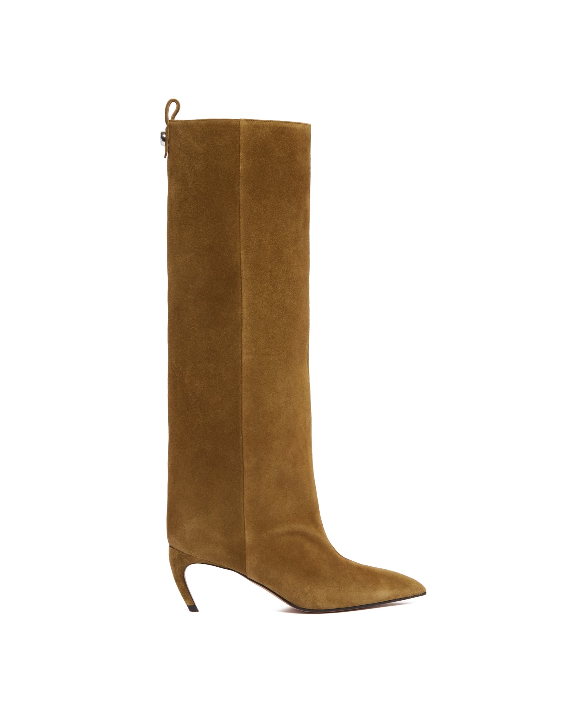 Green Suede Lea Boots - 2