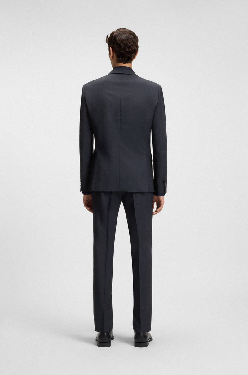 BOSS TWO-PIECE SLIM-FIT SUIT IN MICRO-PATTERNED WOOL outlook