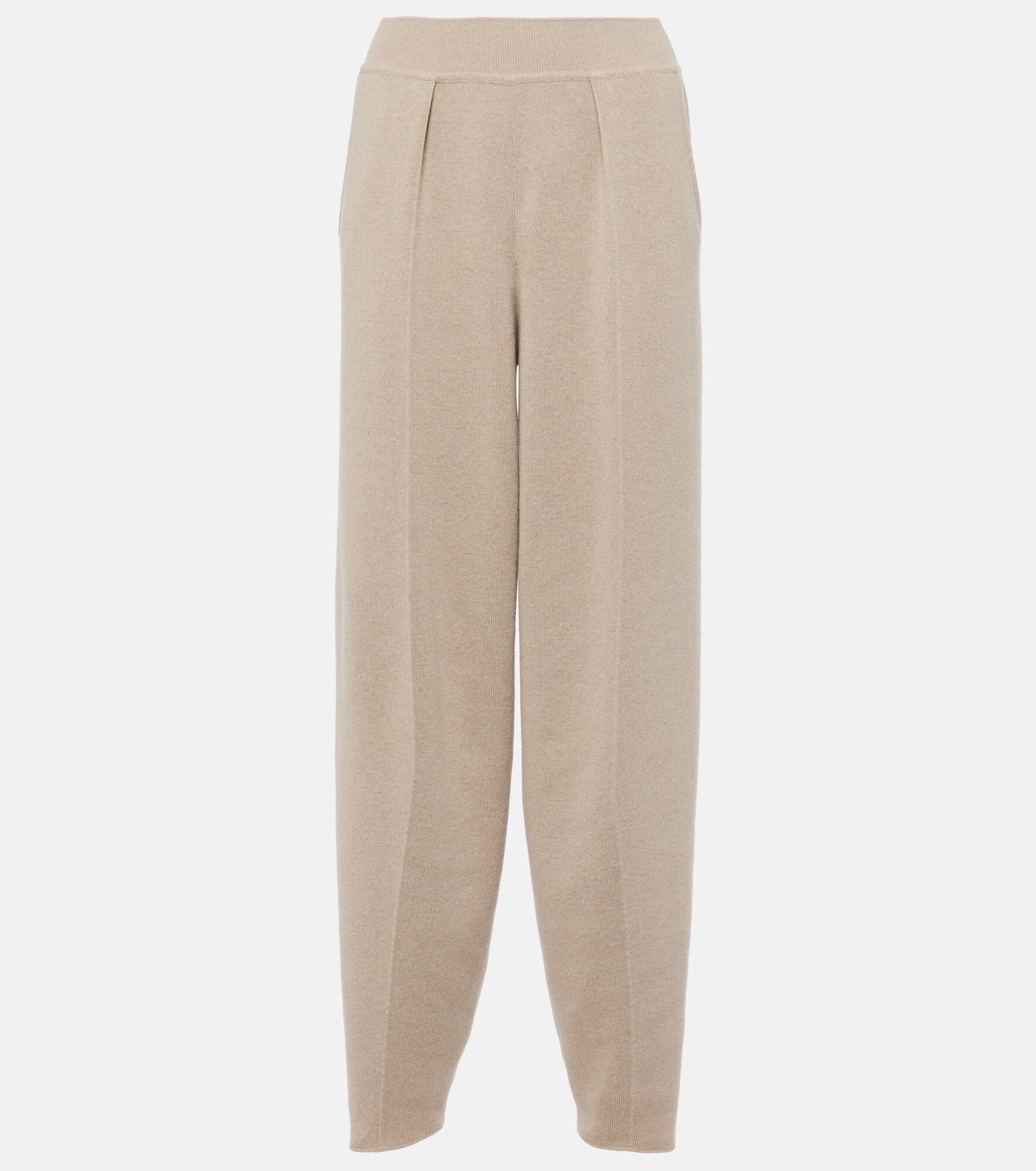 Ashi cashmere tapered pants - 1