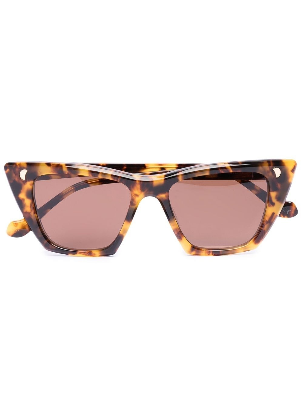tortoiseshell-frame sunglasses - 1