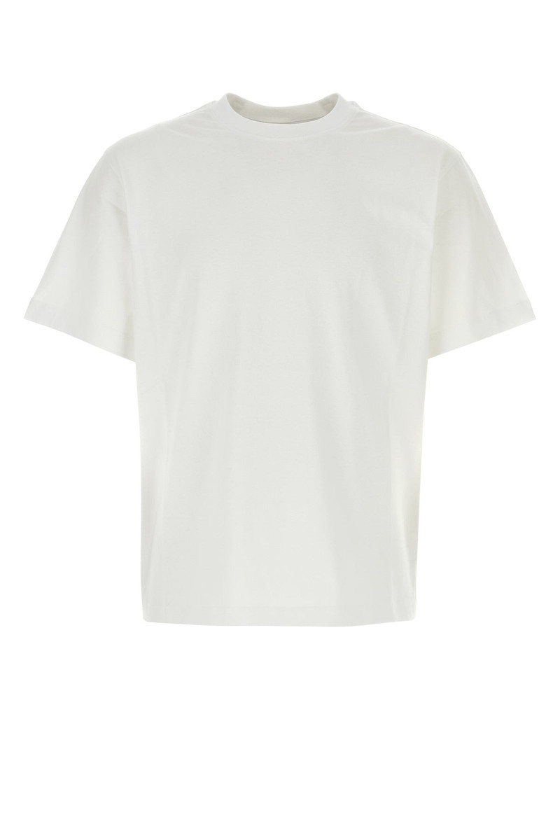 White stretch cotton t-shirt 1