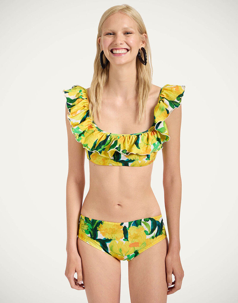 La DoubleJ Ruffle Bikini Top outlook