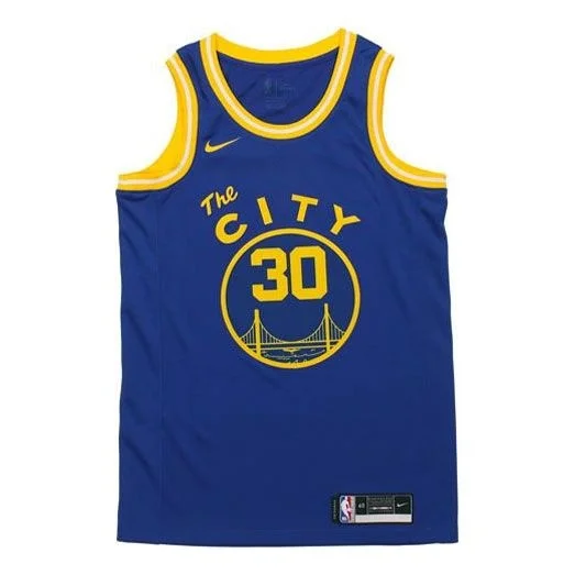 Nike NBA Swingman Jersey Golden State Warriors Classic Edition 2020 Blue/Yellow CN1024-497 - 1