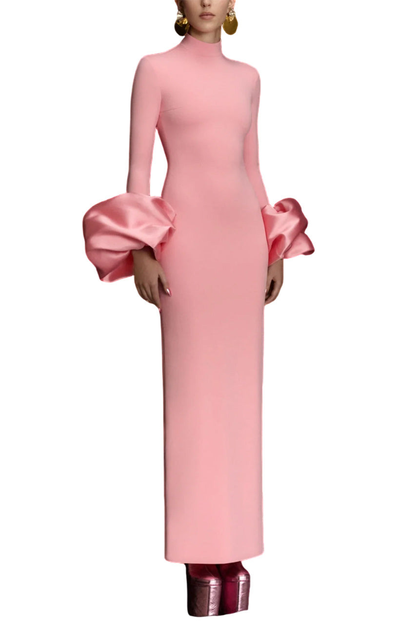 VIVIANA PUFF-SLEEVE GOWN - 8