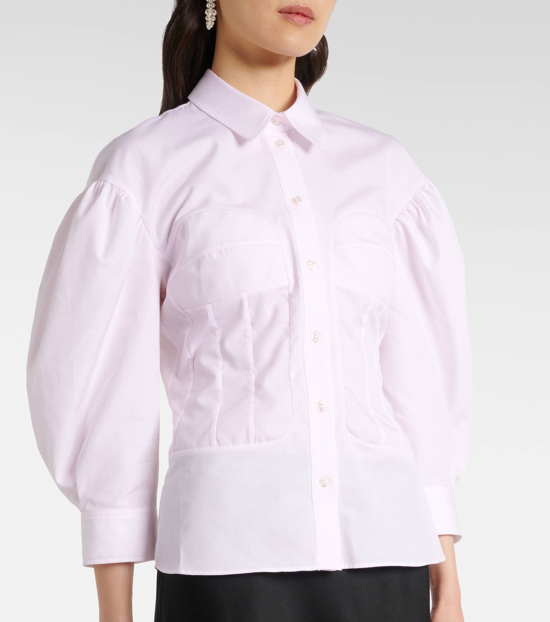 Cotton corset shirt - 4