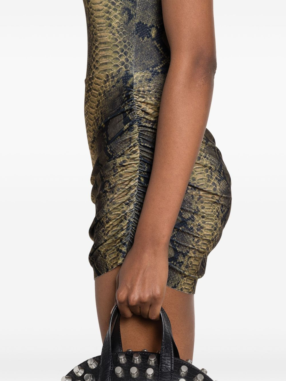 strapless mini dress - 5