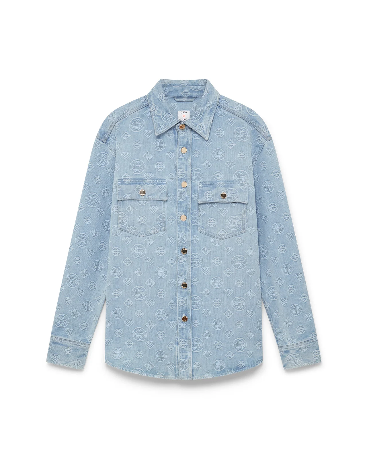 Denim Monogram Shirt | Casablanca Paris - 1