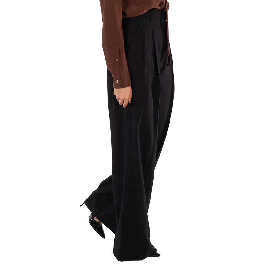 Burberry Long Wide-Leg Pants - 2