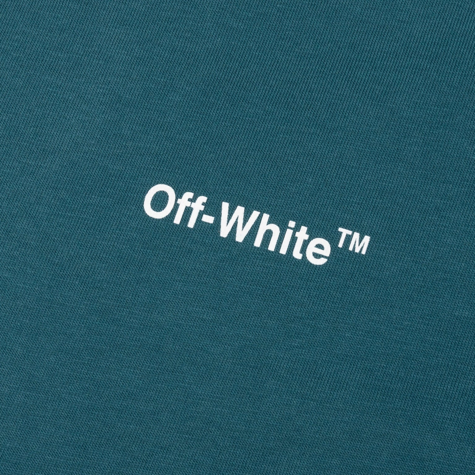 OFF-WHITE C/O VIRGIL ABLOH CHAIN ARR SLIM S/S TEE - DUCK GREEN - 3