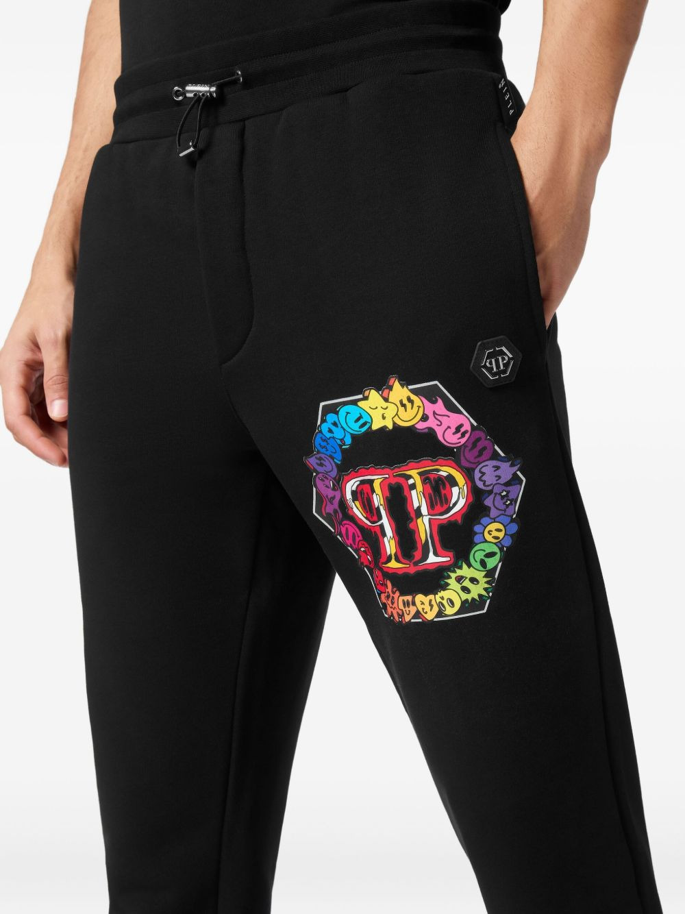embellished-logo track pants - 5