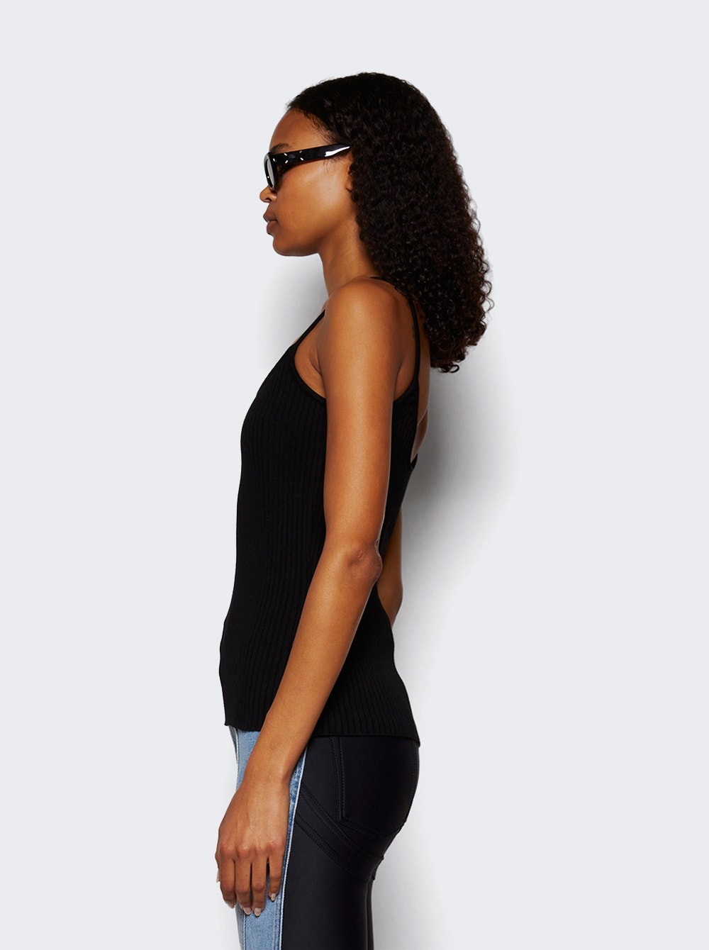 Reedition Knit Tank Top Black - 4