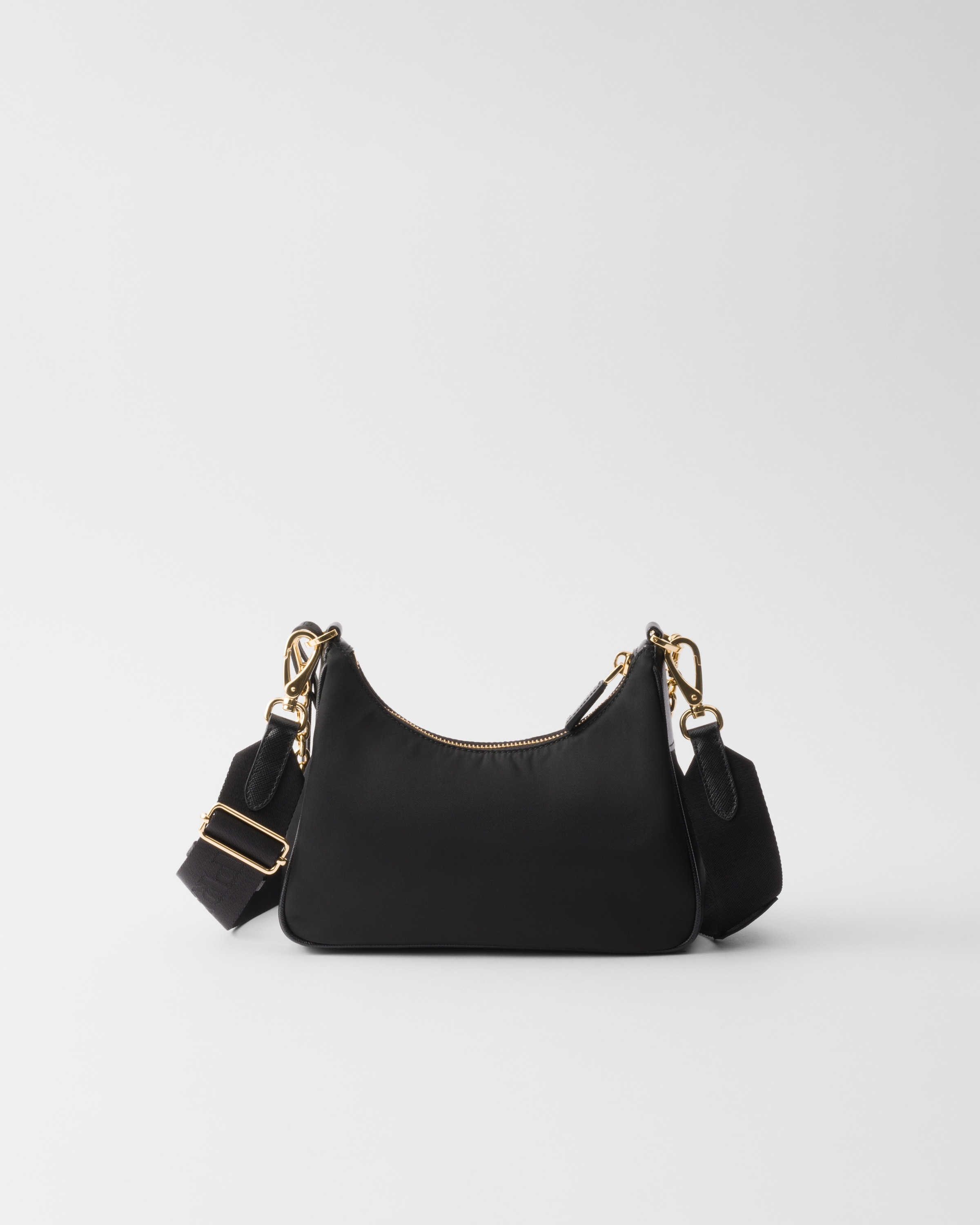 Prada Re-Edition 2005 Re-Nylon and Saffiano leather bag with charm - 3