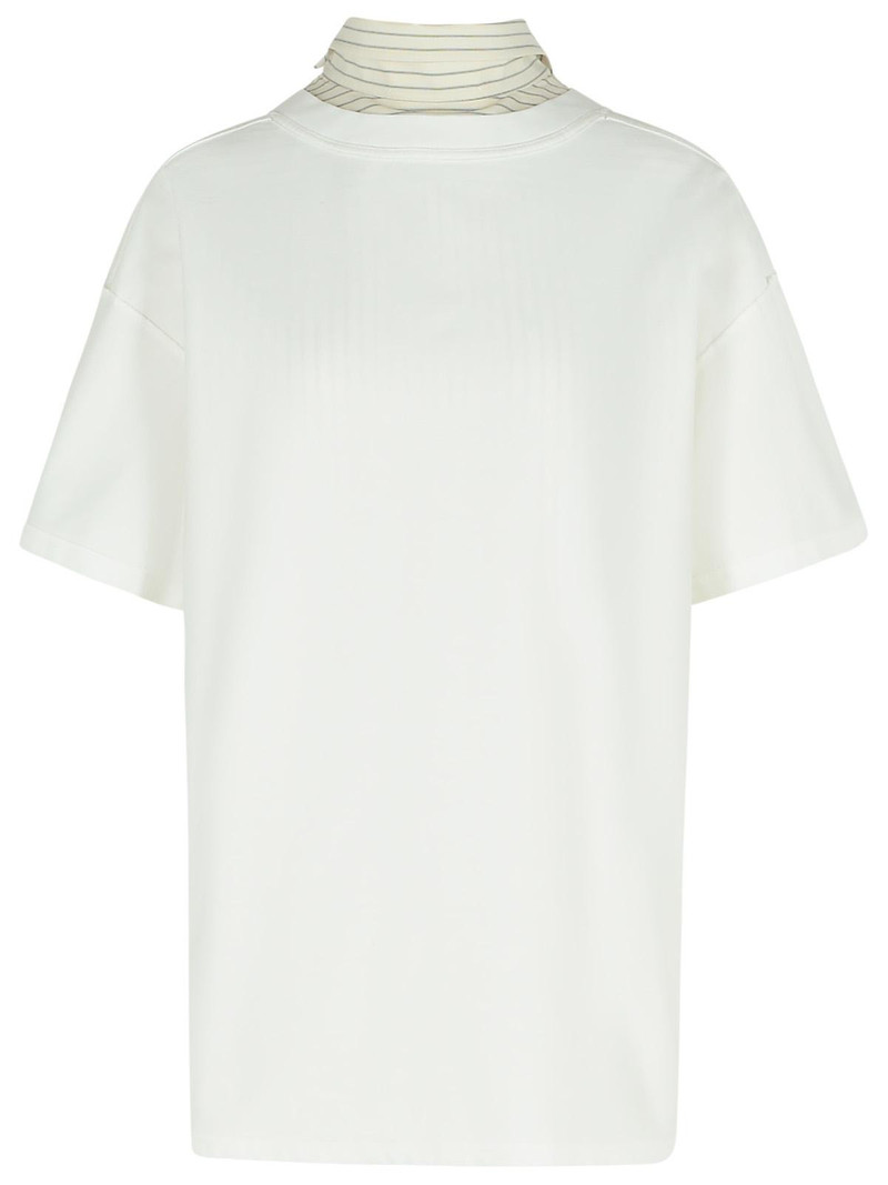 Maison Margiela Inverted White Cotton Shirt Women - 1