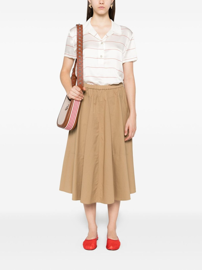 Vince striped silk blouse outlook