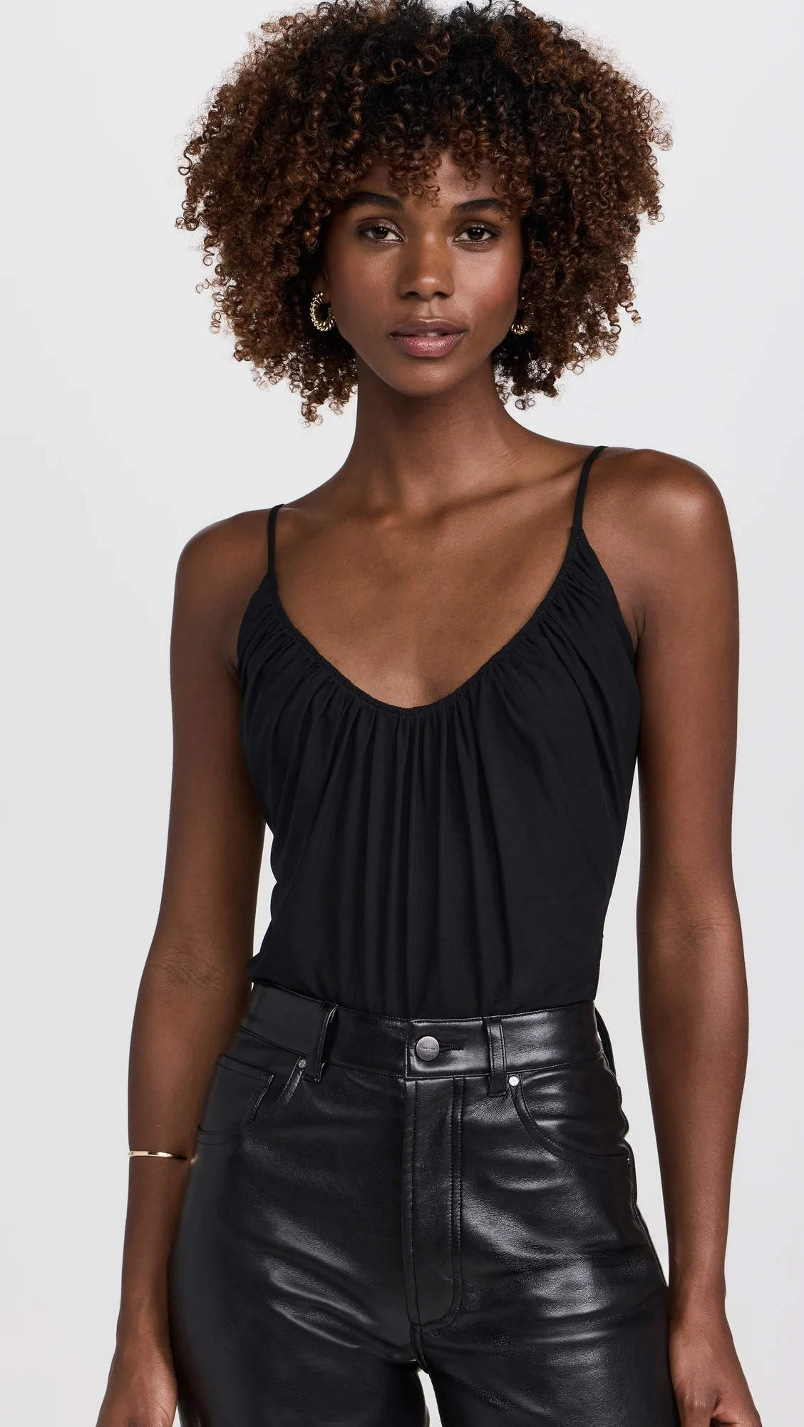 Gelina Ruched Bodysuit - 1