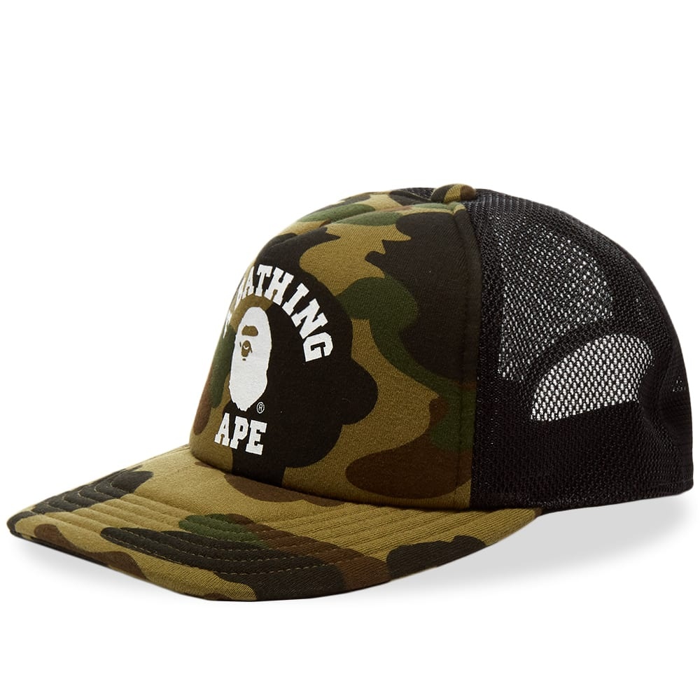 A Bathing Ape 1st Camo College Mesh Cap - 1