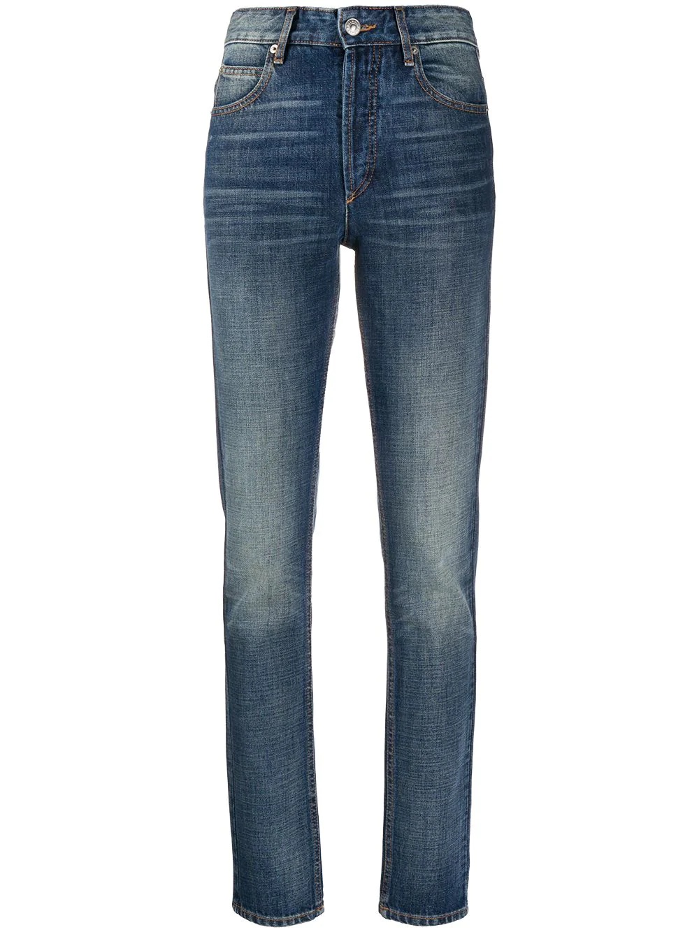 slim faded jeans - 1