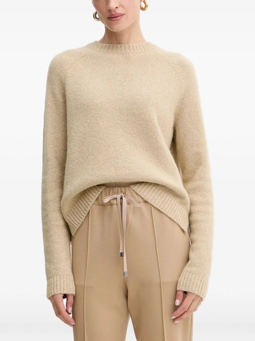 raglan-sleeve sweater - 1