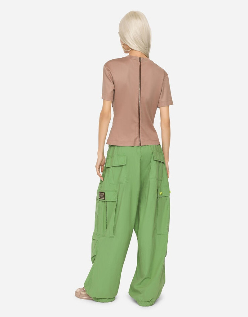 Corset T-shirt with laces and eyelets 5