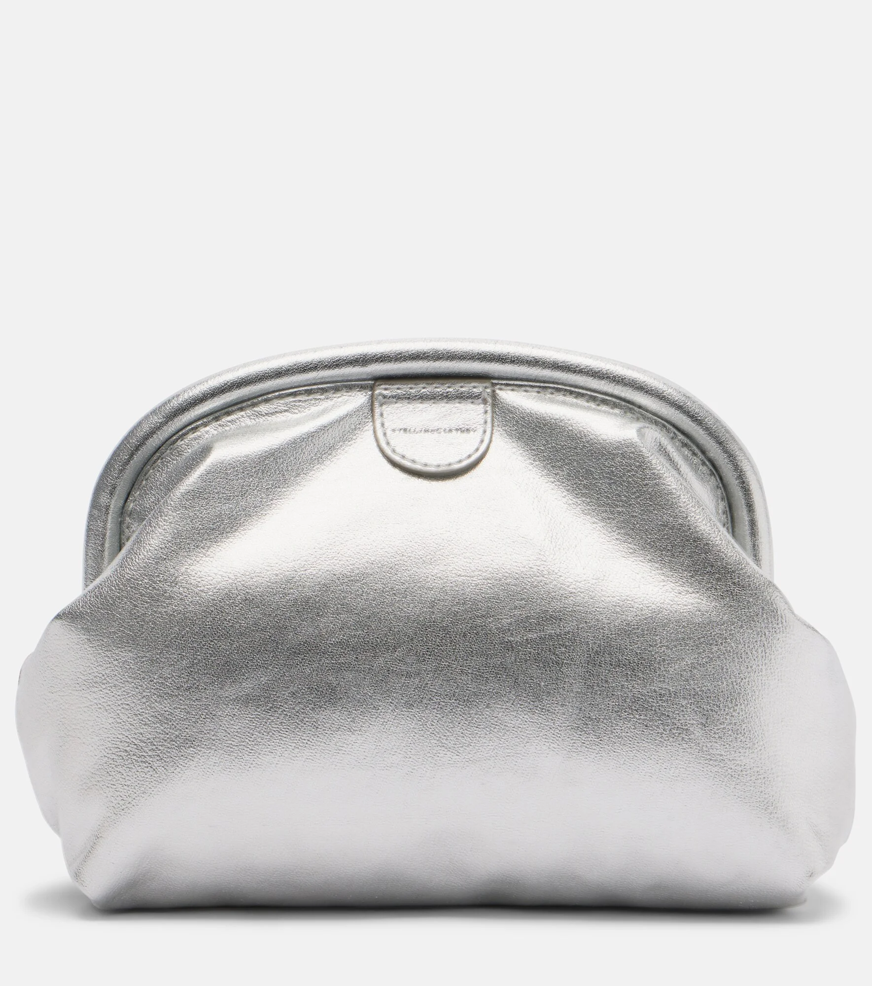 Falabella padded metallic clutch - 1