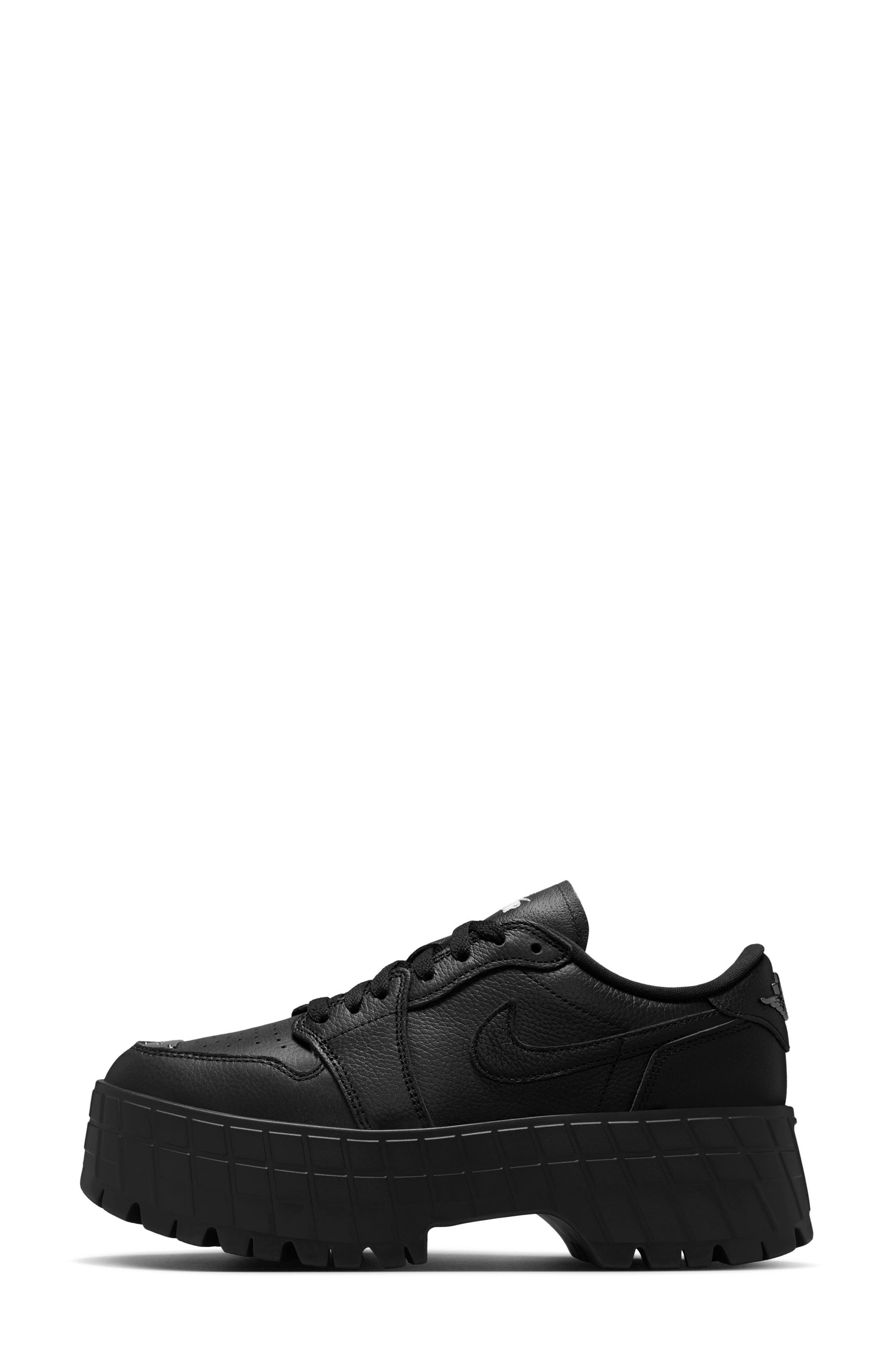 Air Jordan 1 Brooklyn Platform Sneaker in 001 Black/mtlblk at Nordstrom - 3