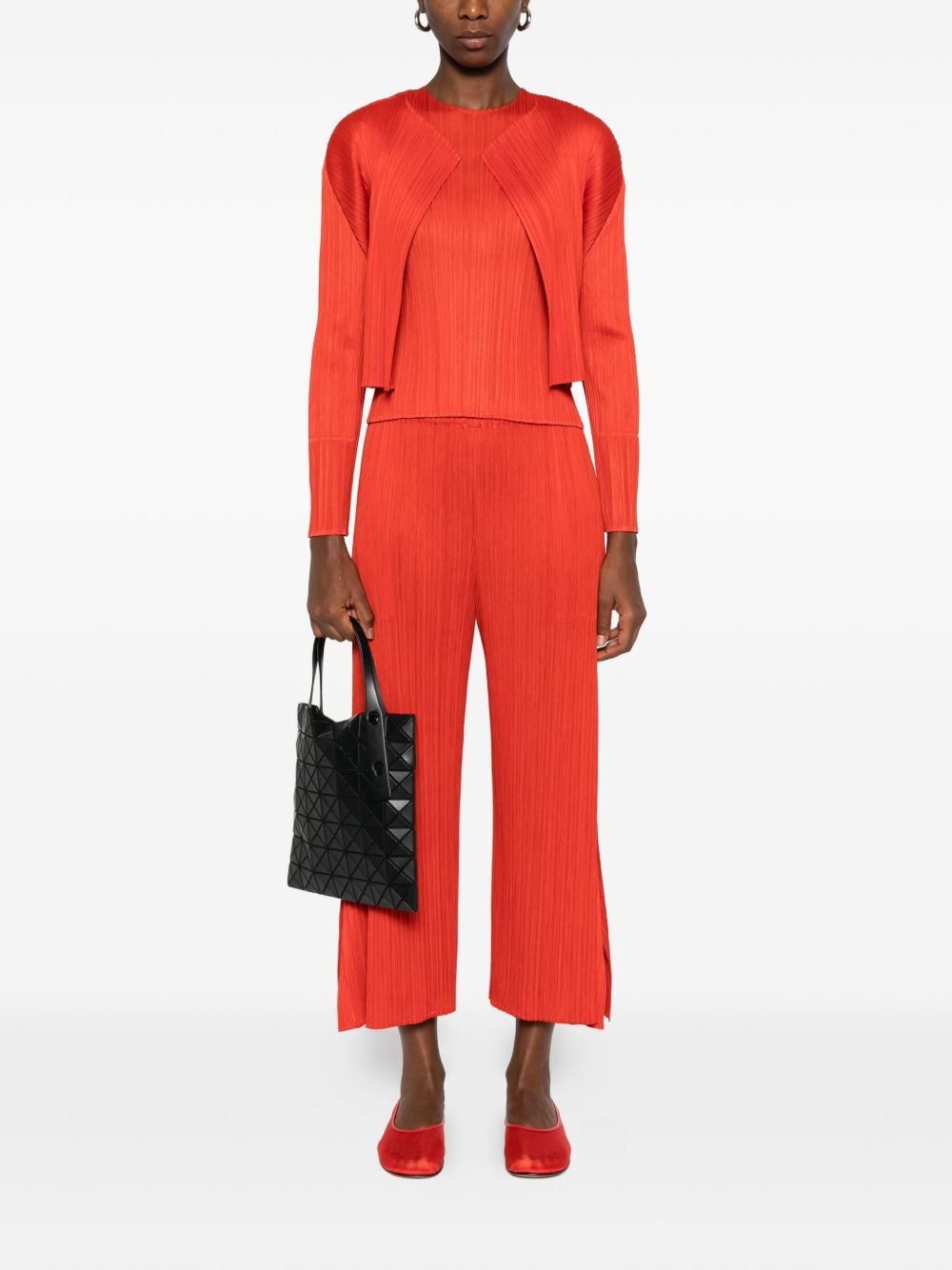 plissé elasticated trousers - 2
