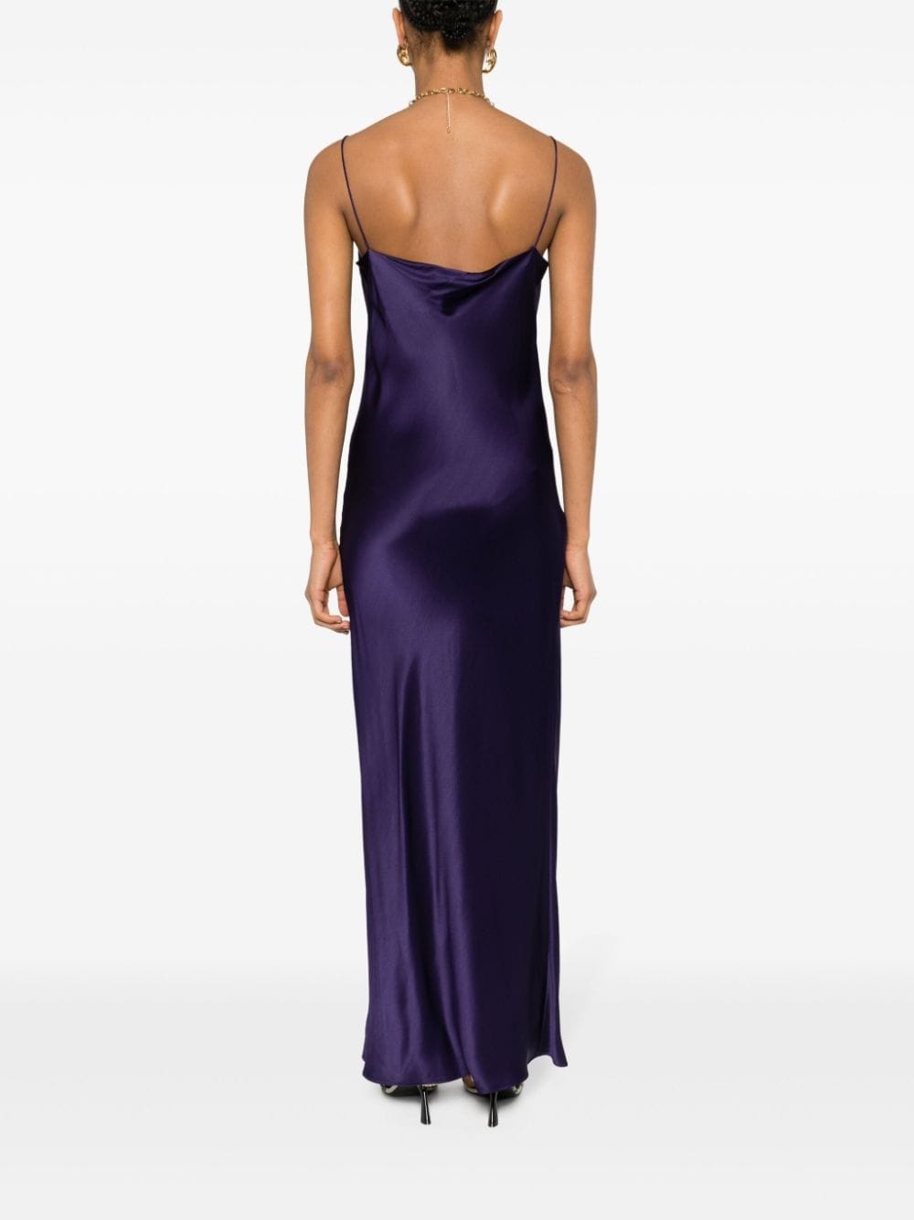 charmeuse silk dress - 4