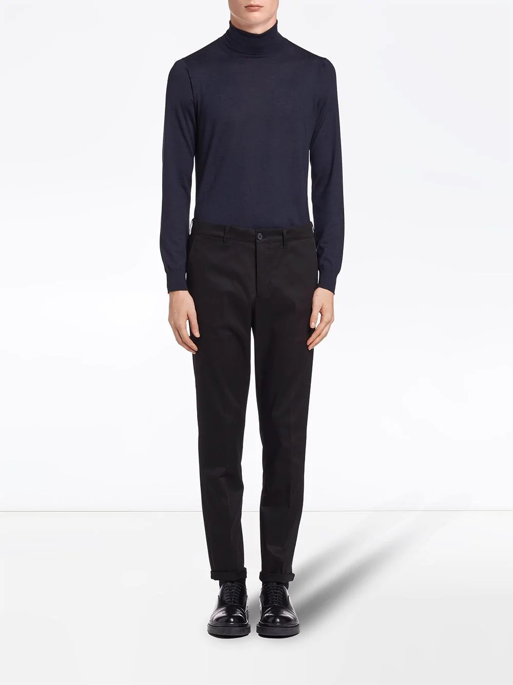 tailored gabardine trousers - 2