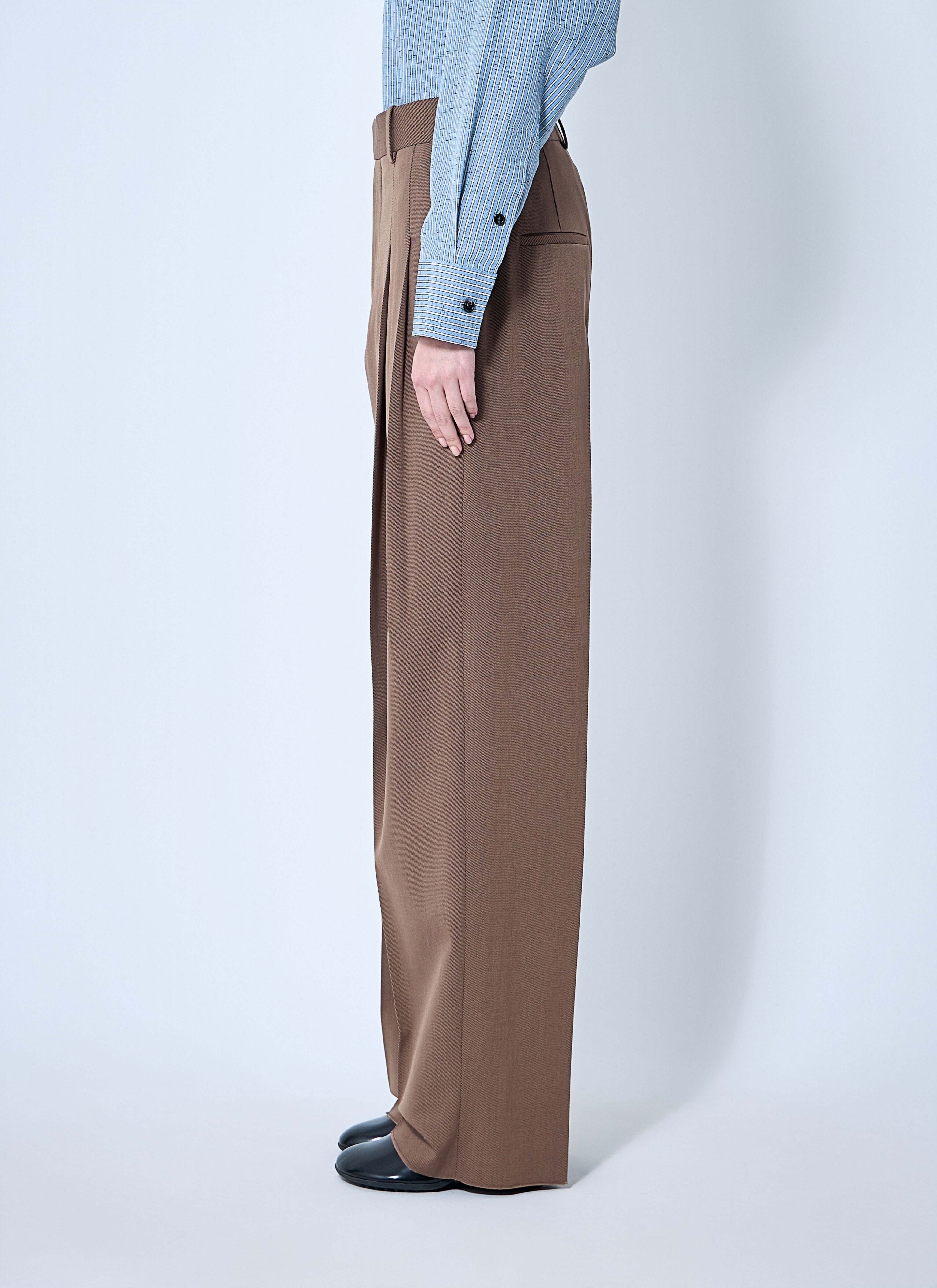 Tailored Wool Pants - 3