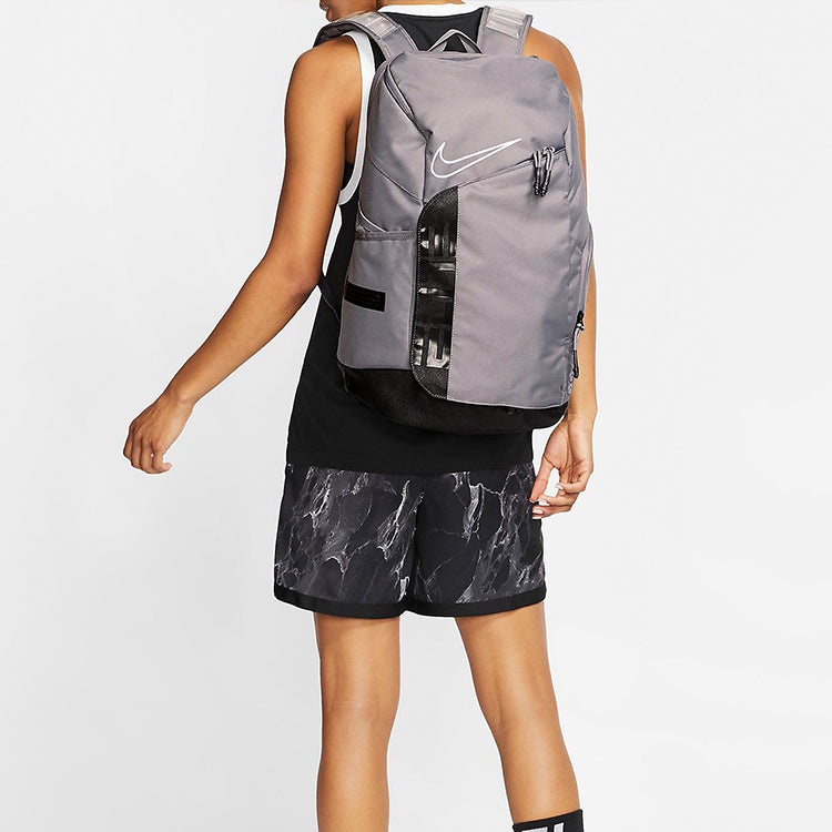 Nike Elite Pro Basketball schoolbag Backpack Gray 'Grey Black' BA6164-056 - 6
