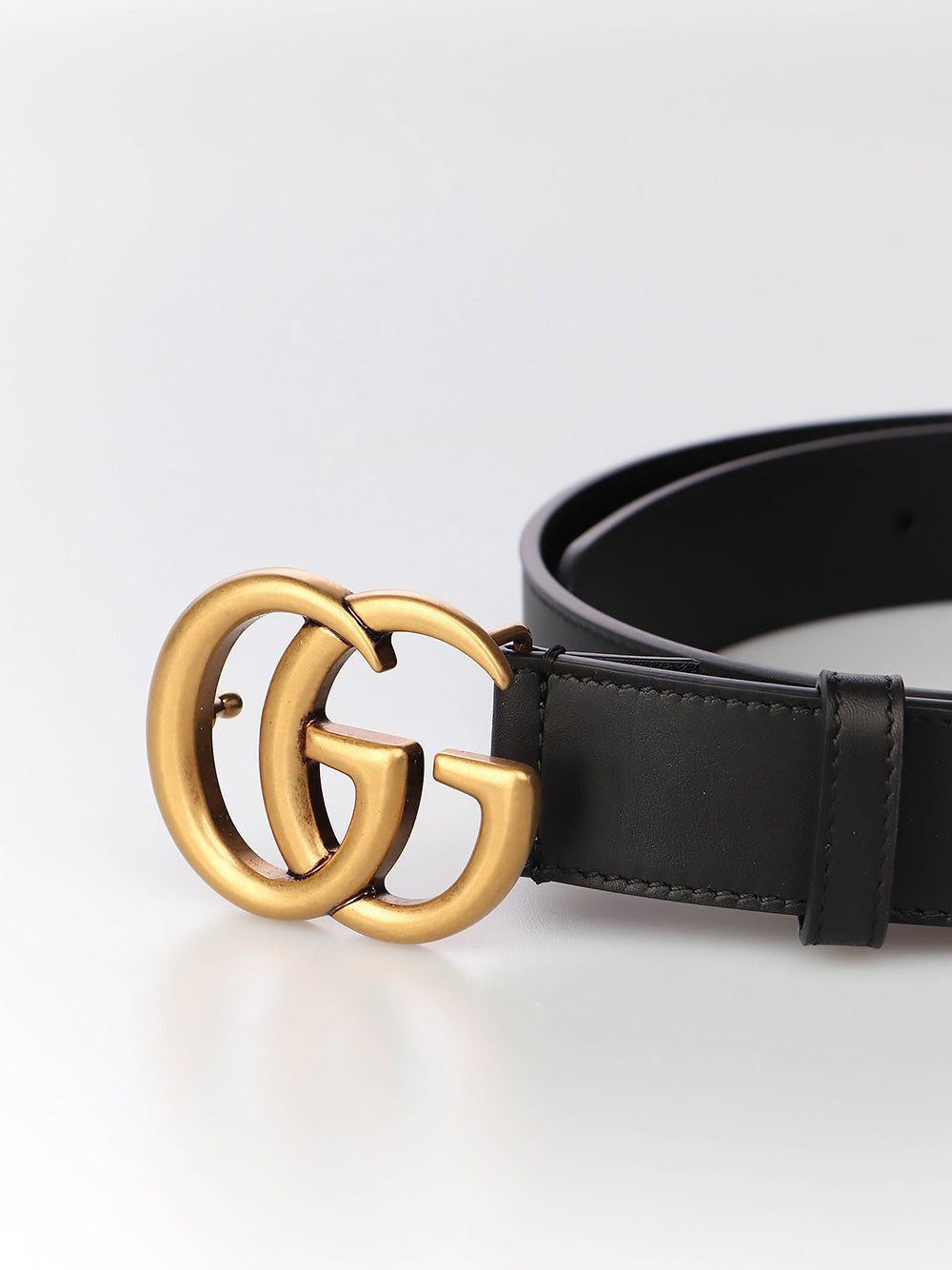 Gucci Men `Gg Marmont` Thin Belt - 2