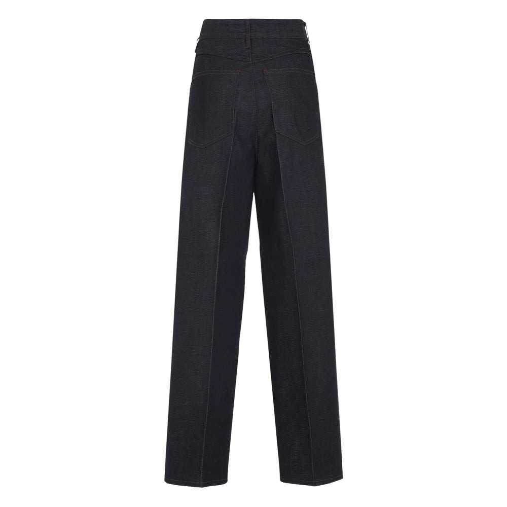 Carven Blue Denim - Boyfriend Jeans Women - 2