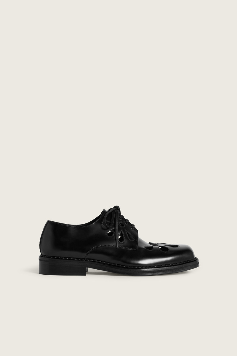 Daisy Cutout Square Toe Brogue 1