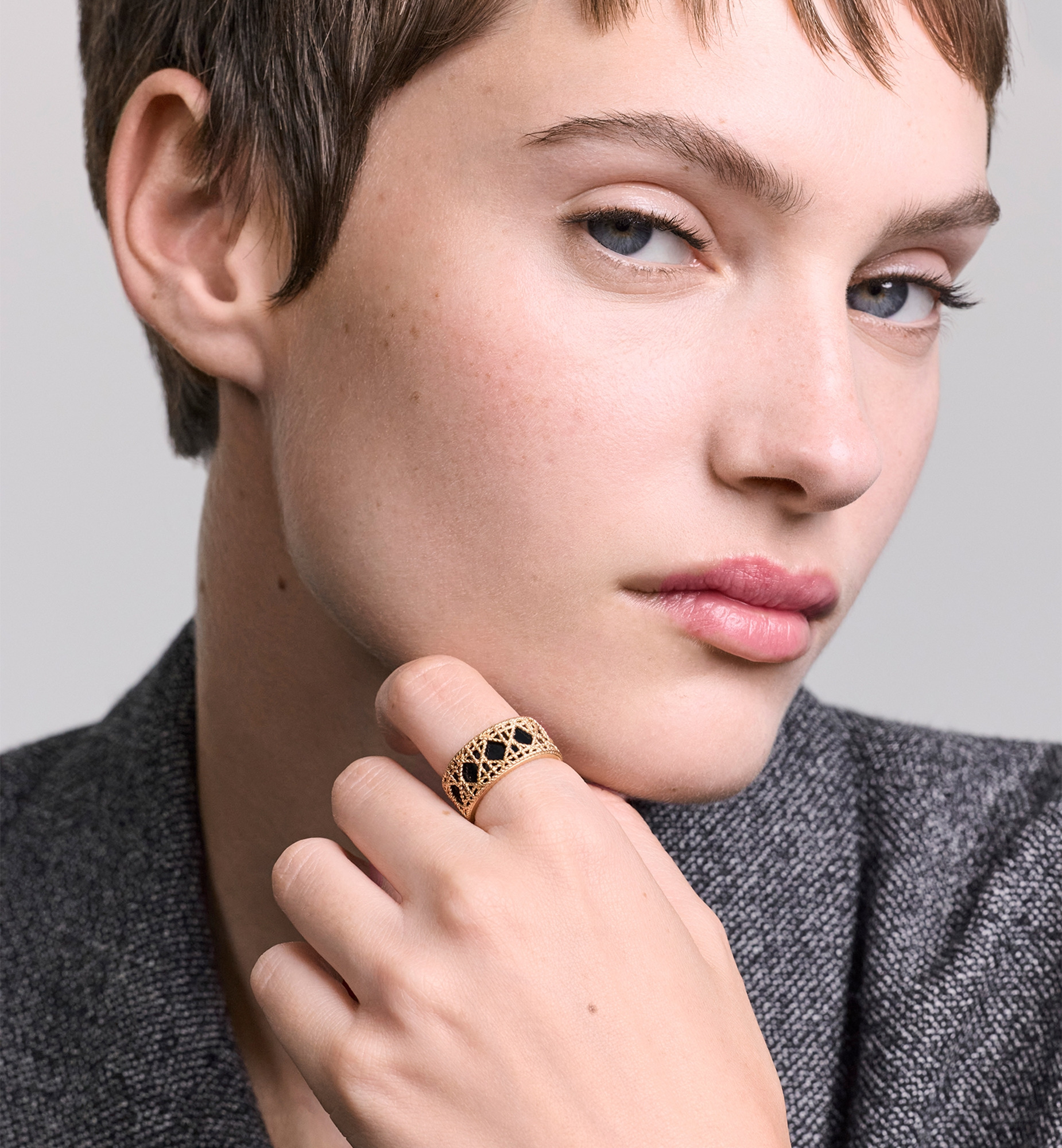 【美品】 Dior amour リング Dior Dioramour リング イエローゴールド (Dior/指輪・リング