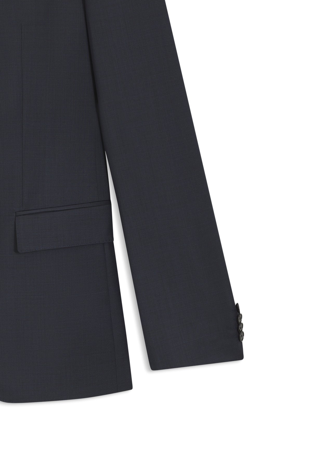 TWO-PIECE SLIM-FIT SUIT IN MICRO-PATTERNED WOOL - 9