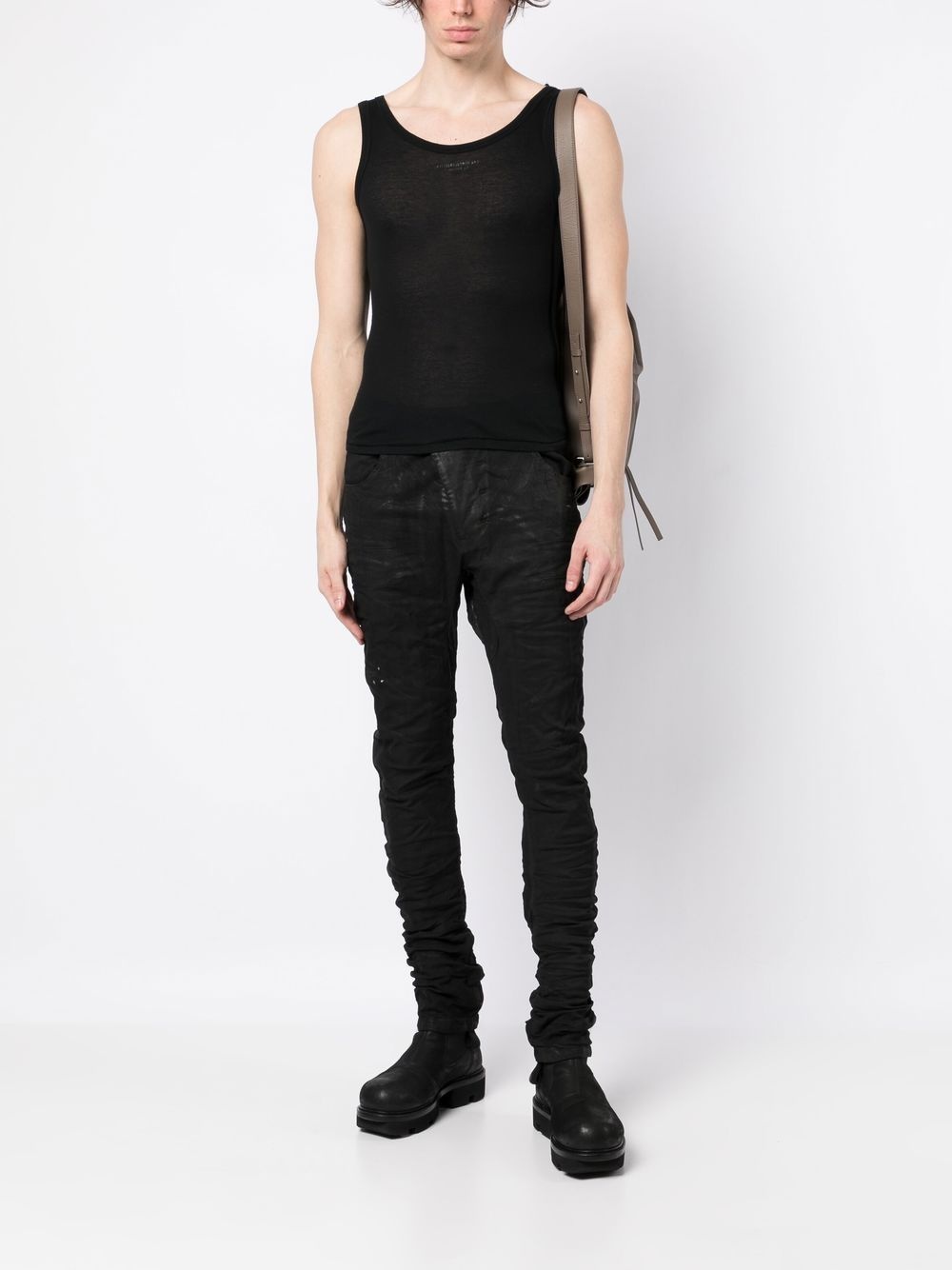 slim-cut denim jeans - 2