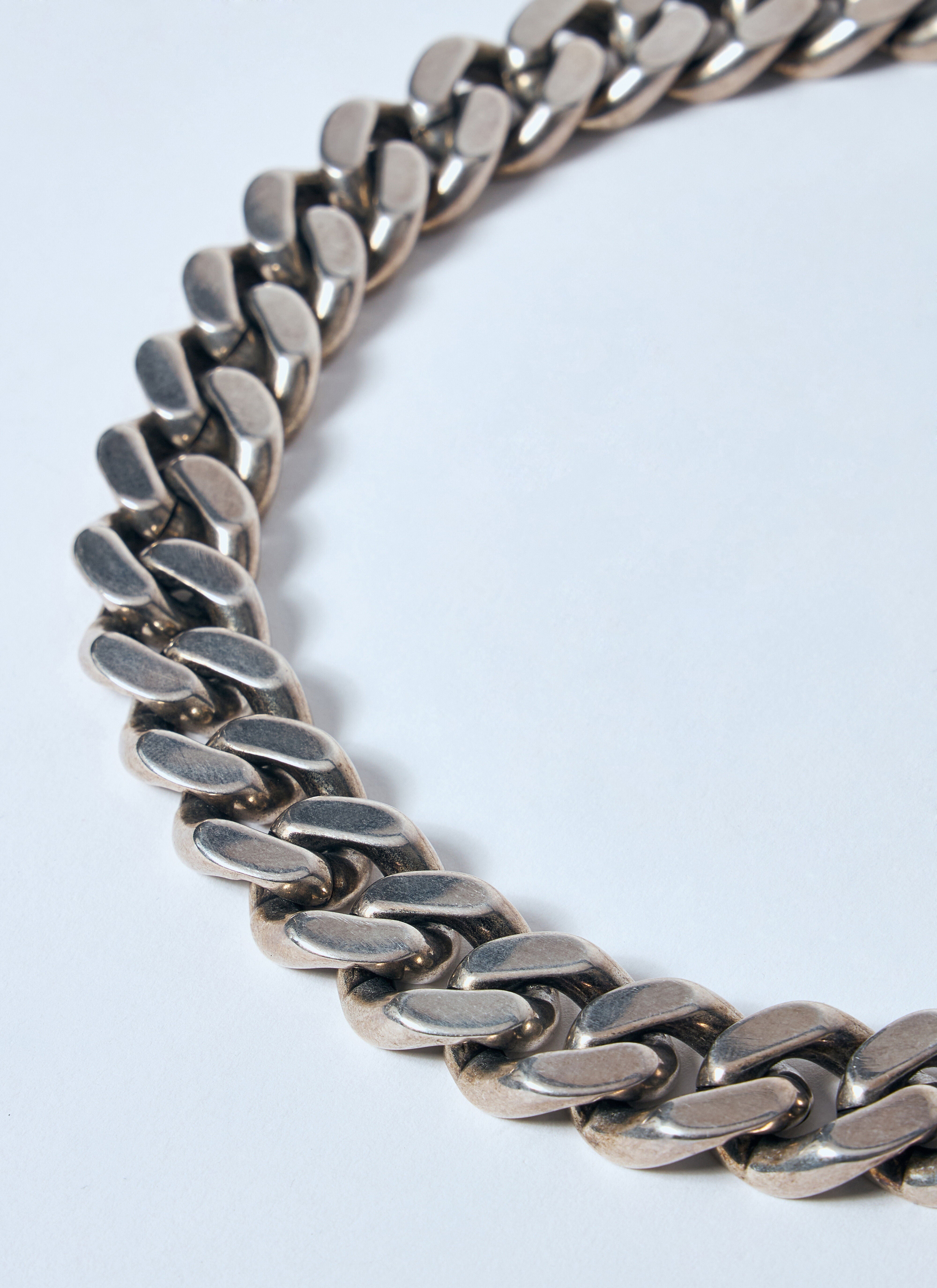Curb Chain Necklace Yves Saint Laurent Men's Jewelry SAINT