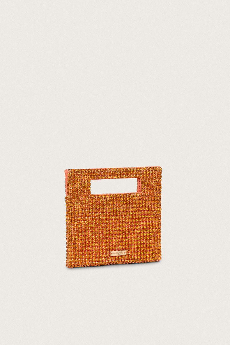 Cult Gaia LUCINDA NANO RHINESTONE CLUTCH outlook
