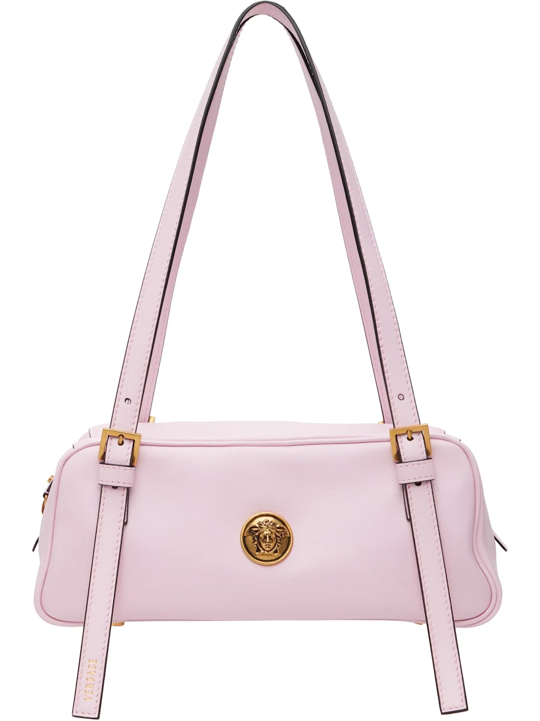 Pink Emblème Nappa Bowling Bag - 1