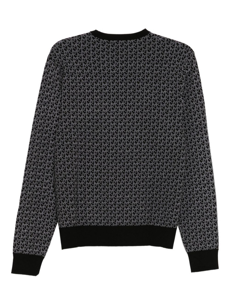 MICHAEL KORS all-over logo print sweatshirt outlook