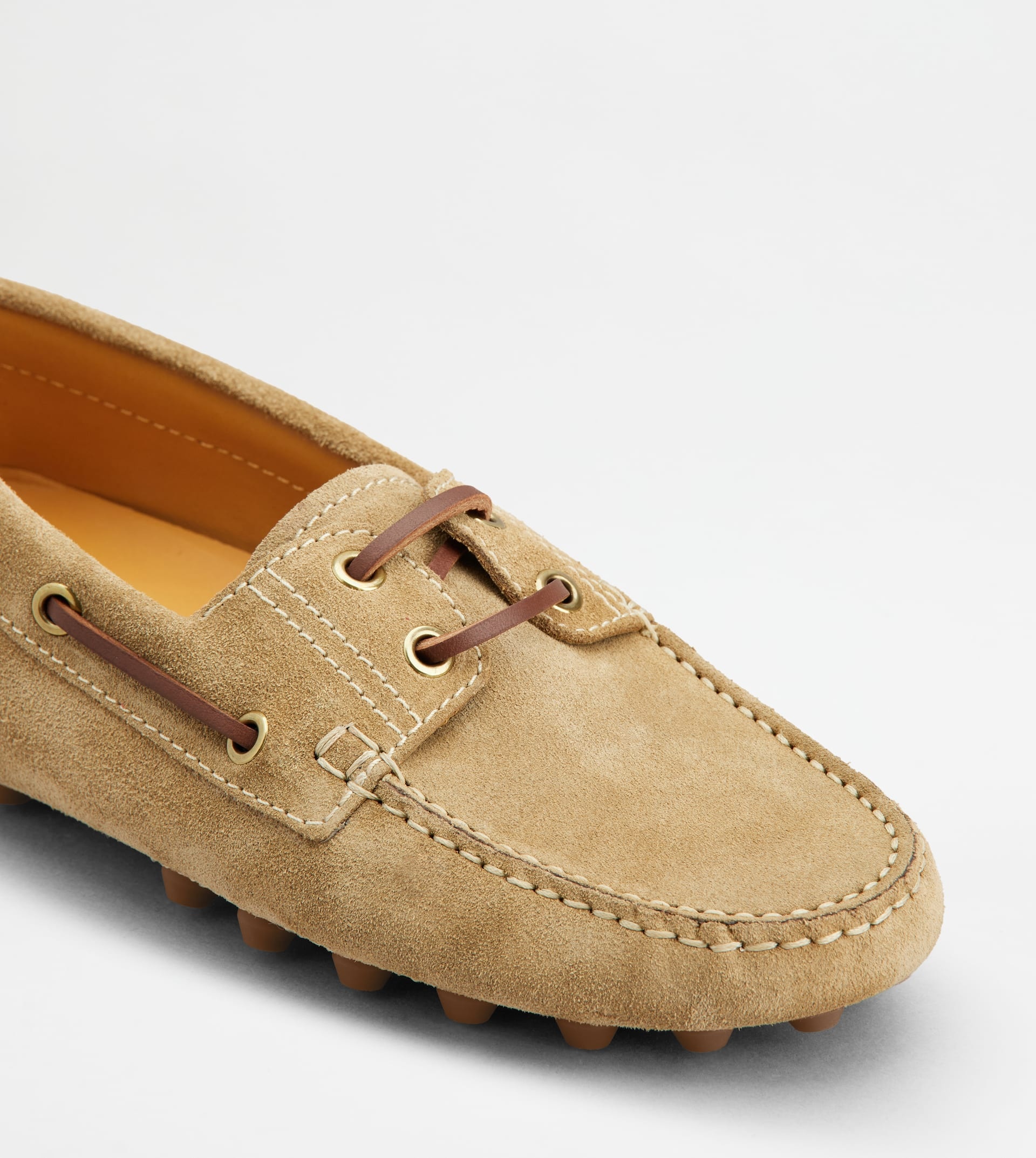 BOAT GOMMINO BUBBLE IN SUEDE - BEIGE - 6