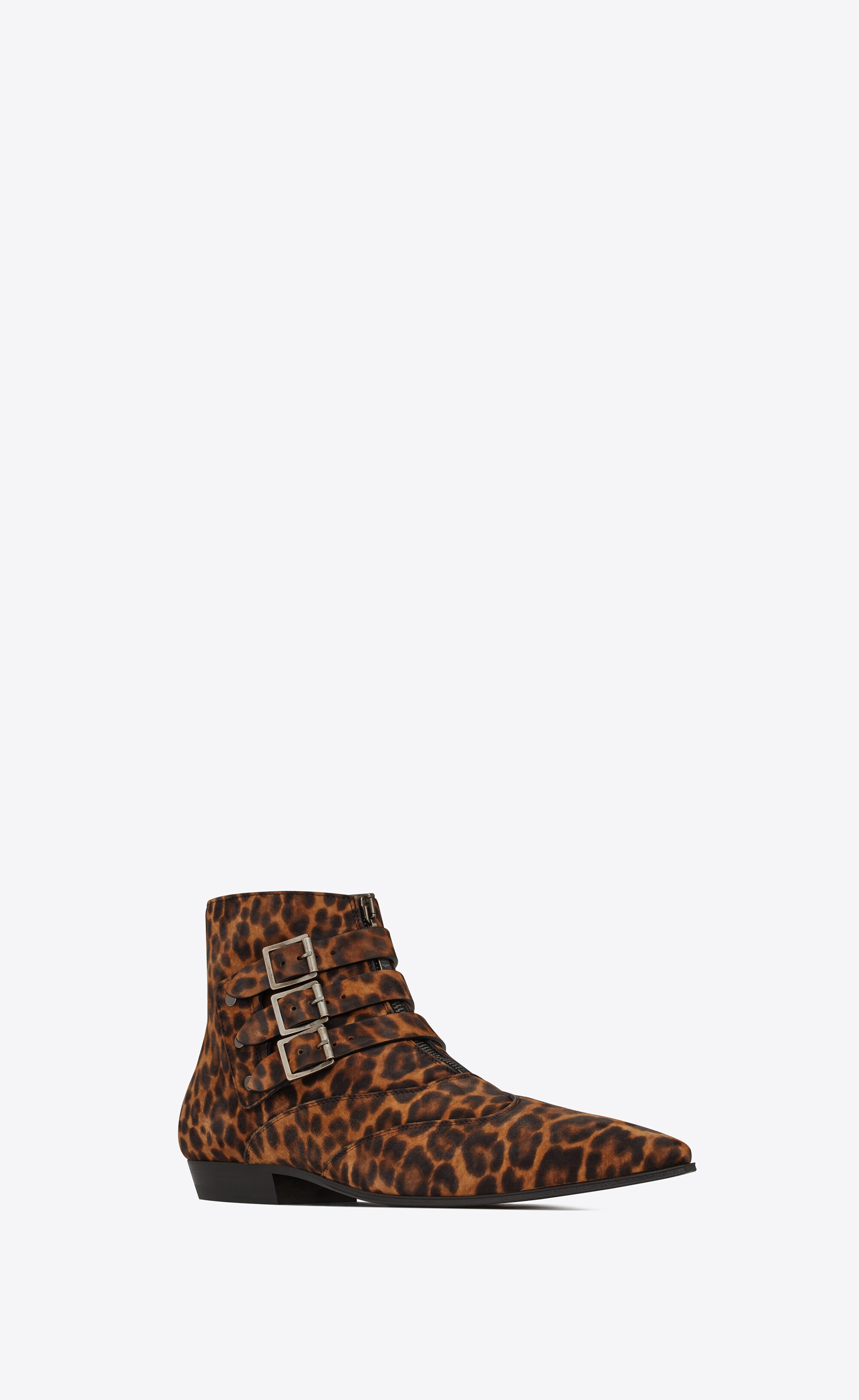 stan boots in leopard-print suede - 4